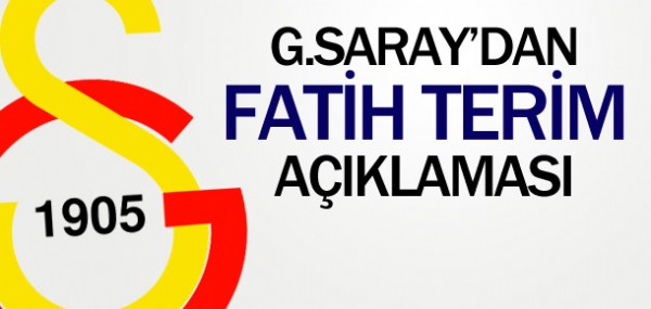 G.saray'dan Fatih Terim aklamas